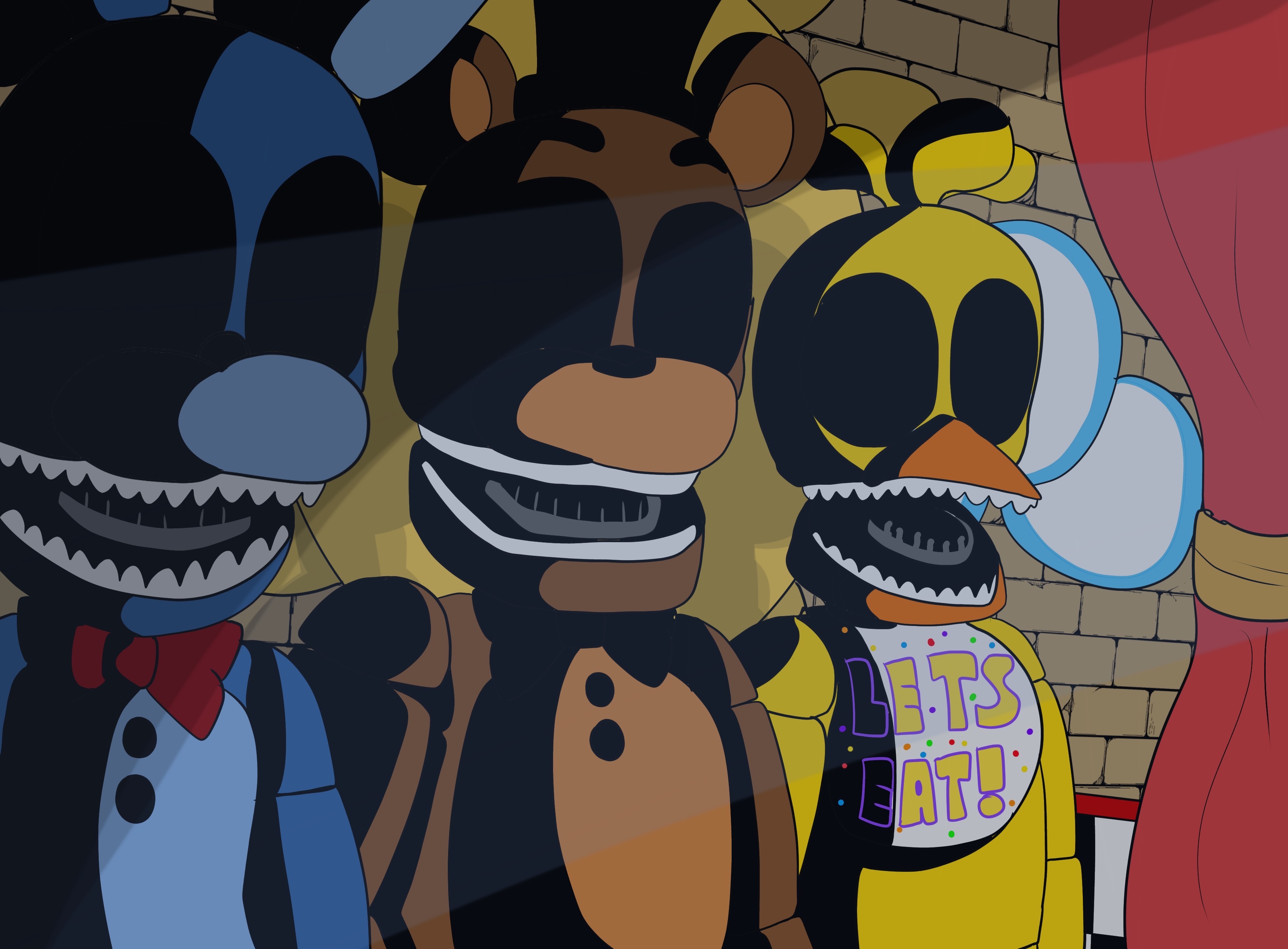 FNAF Reanimated Animatronics #1 (FNAF R) by CinTanGallery on