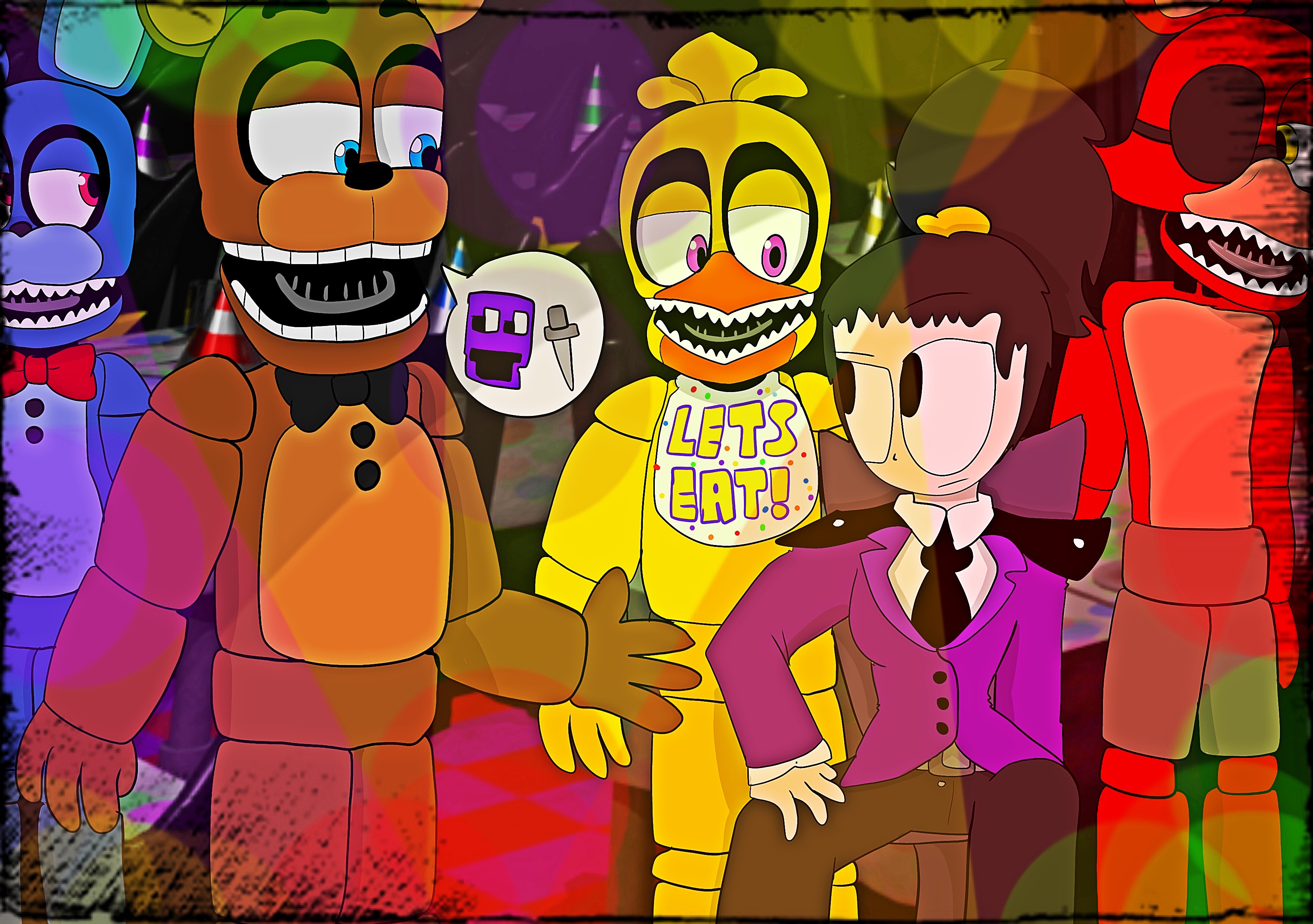 FNAF What if The Nightmare Animatronics Were Real? by CinTanGallery on  DeviantArt