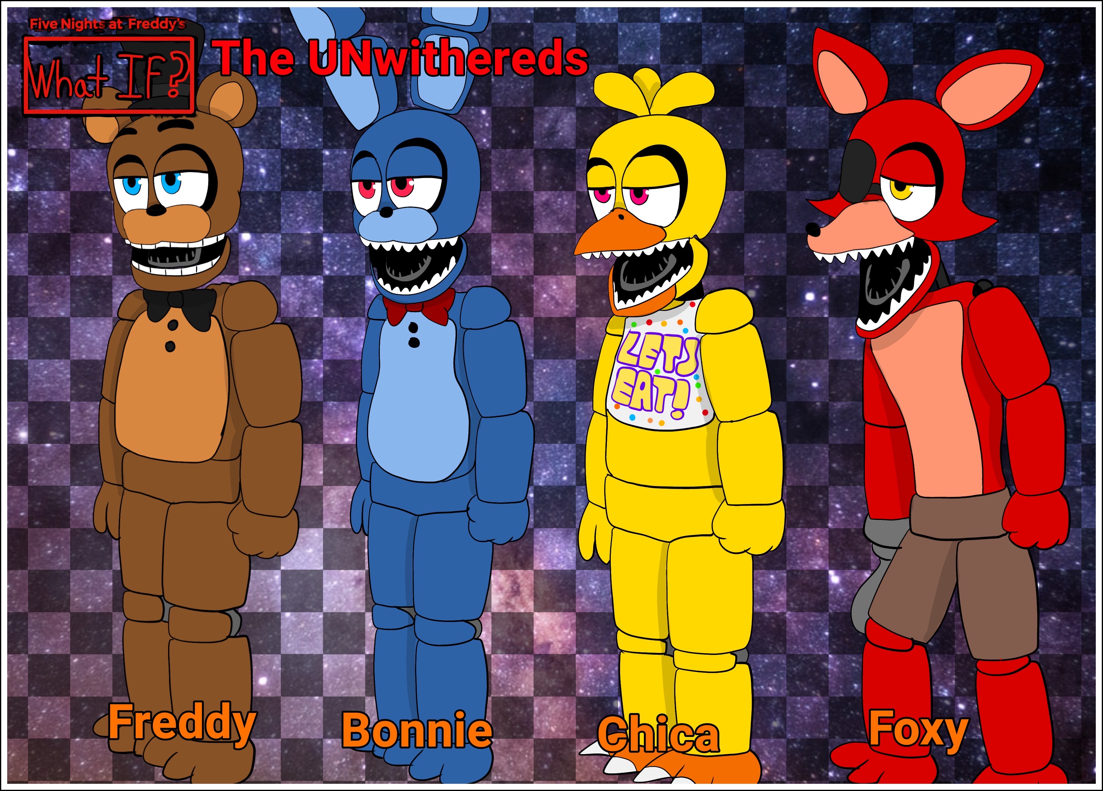 Unwithered Animatronics (FNAF What If?) by CinTanGallery on DeviantArt