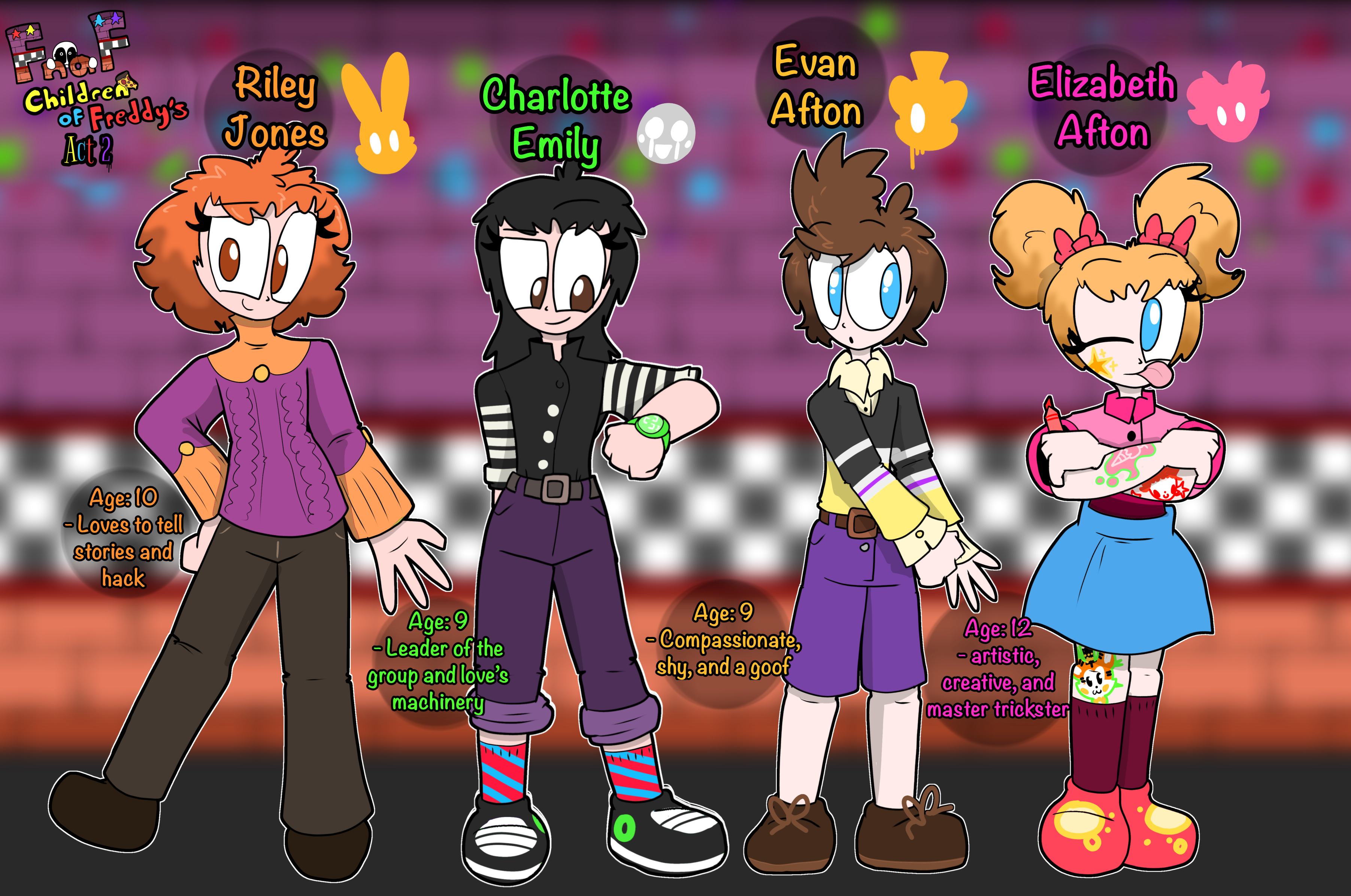 Abbys Friends (FNAF Movie) by CinTanGallery on DeviantArt