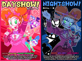 Circus Baby Dayshow/Nightshow posters (COFAU BF)