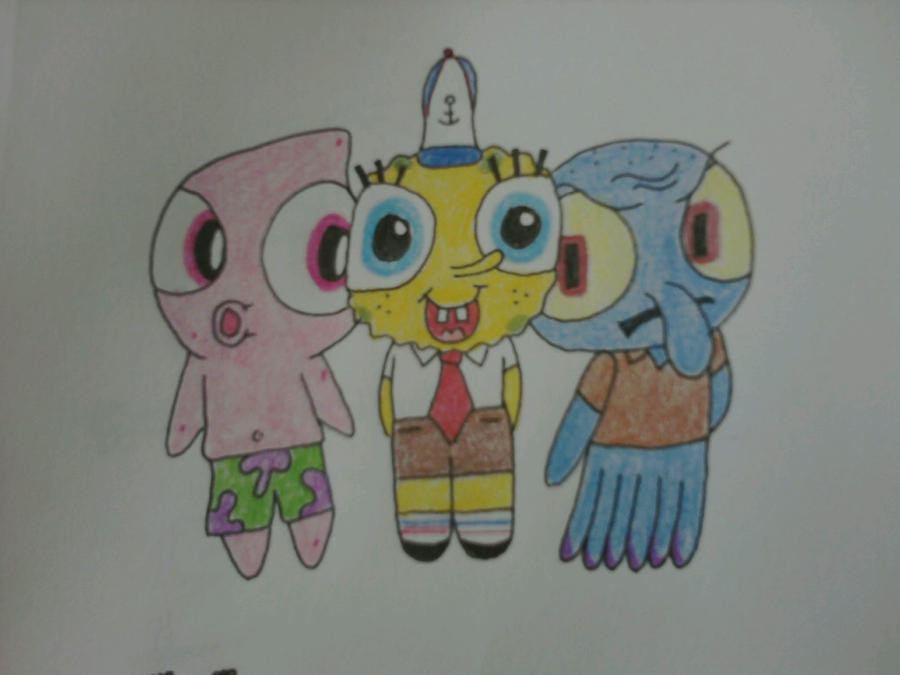 Sponge Powerpuff Powerpuff Spongebob by TanyaLowe11 on DeviantArt