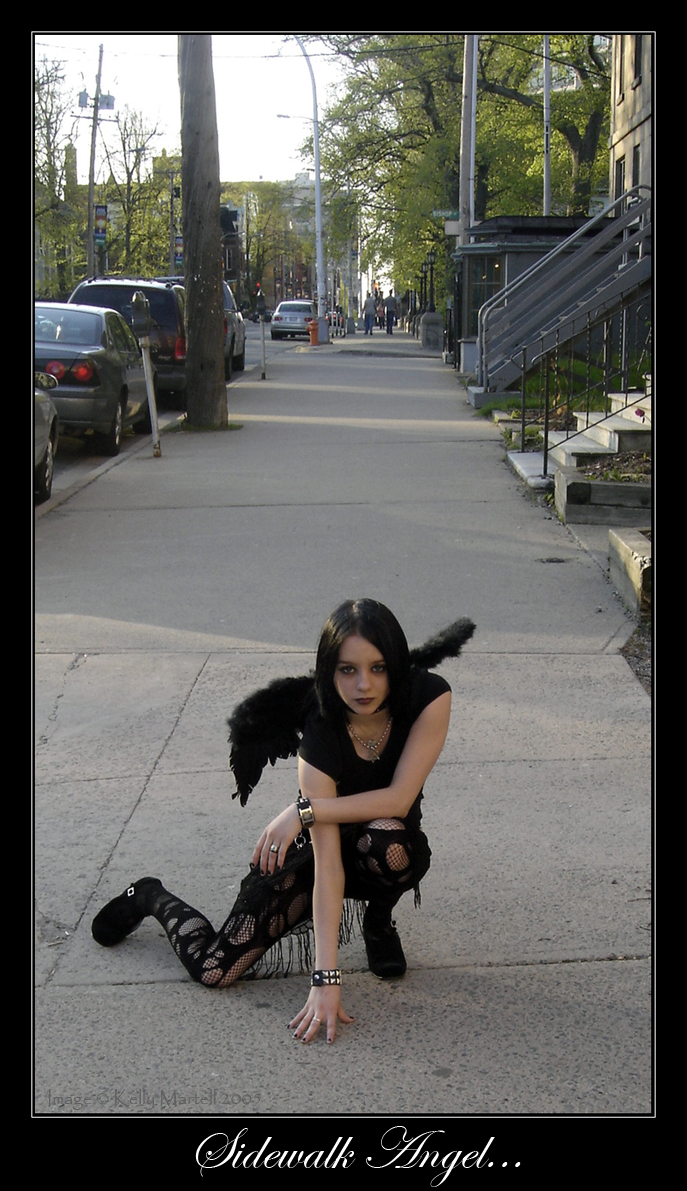 Street Sidewalk Angel