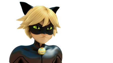 Cat Noir Determined Render