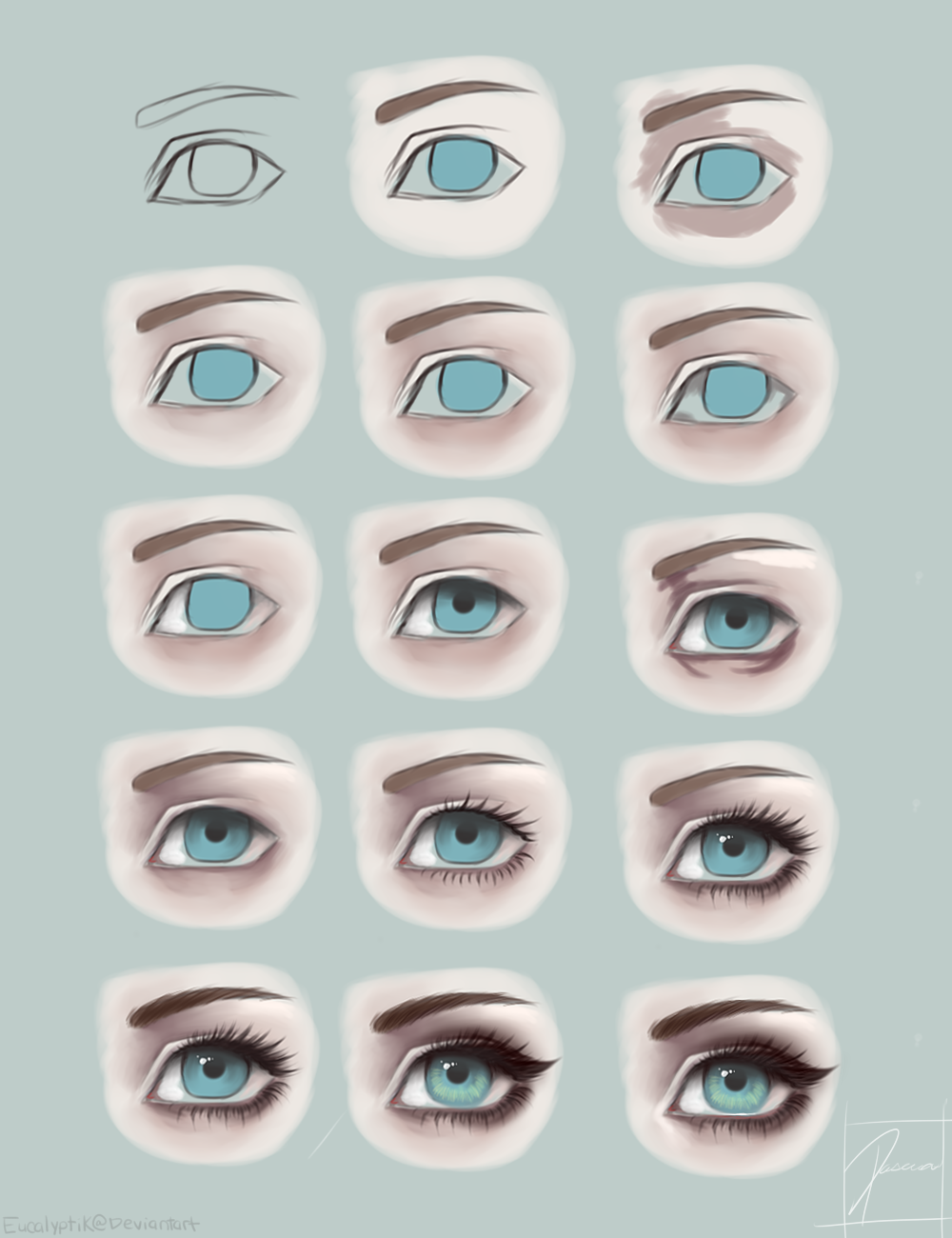 Eye References by Karichanus on DeviantArt