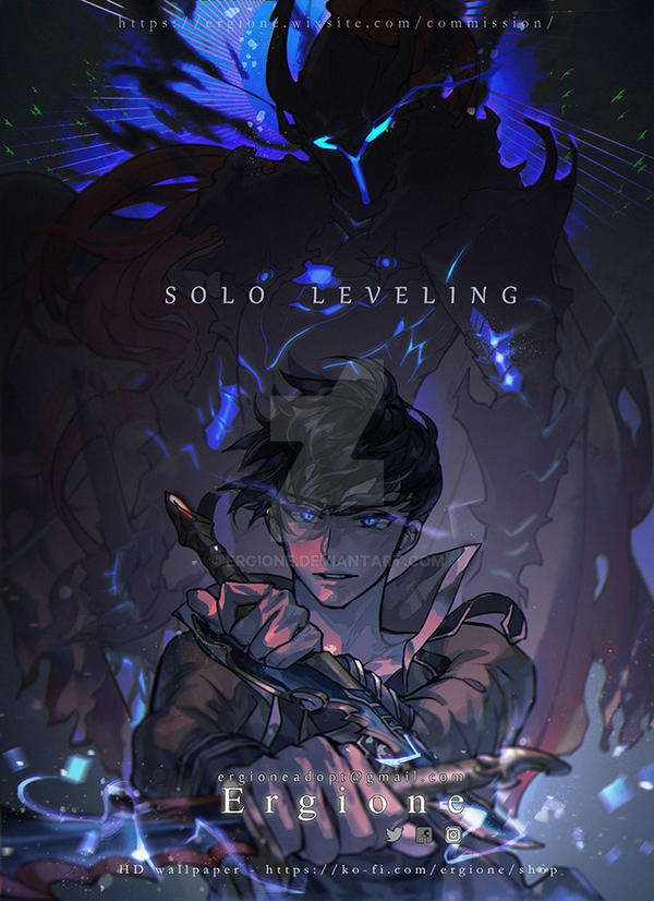 Solo Leveling ART PRINT By Ergione On DeviantArt solo-leveling-art-print-by-ergione-on-deviantart