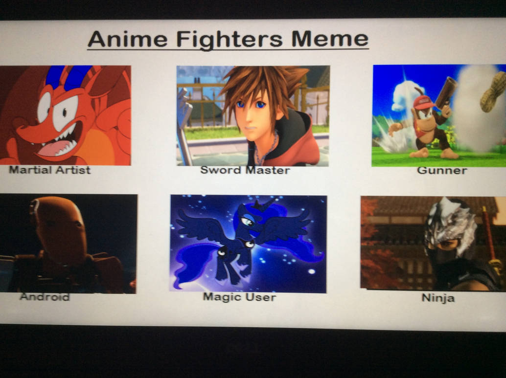 My Anime Fighters Roster by Ks88924 on DeviantArt