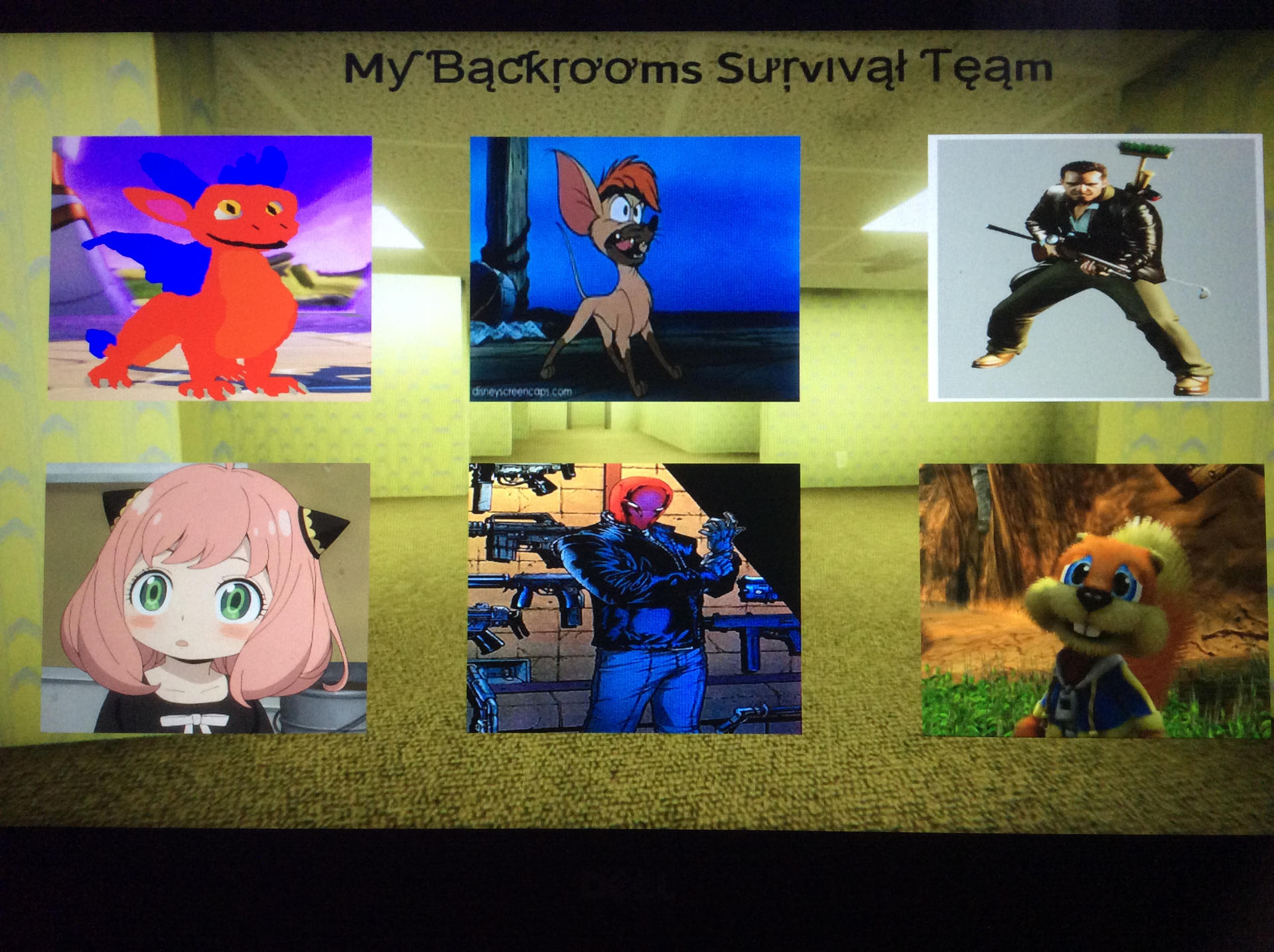 My Backrooms Survival Team by TheRobotPenguin1 on DeviantArt