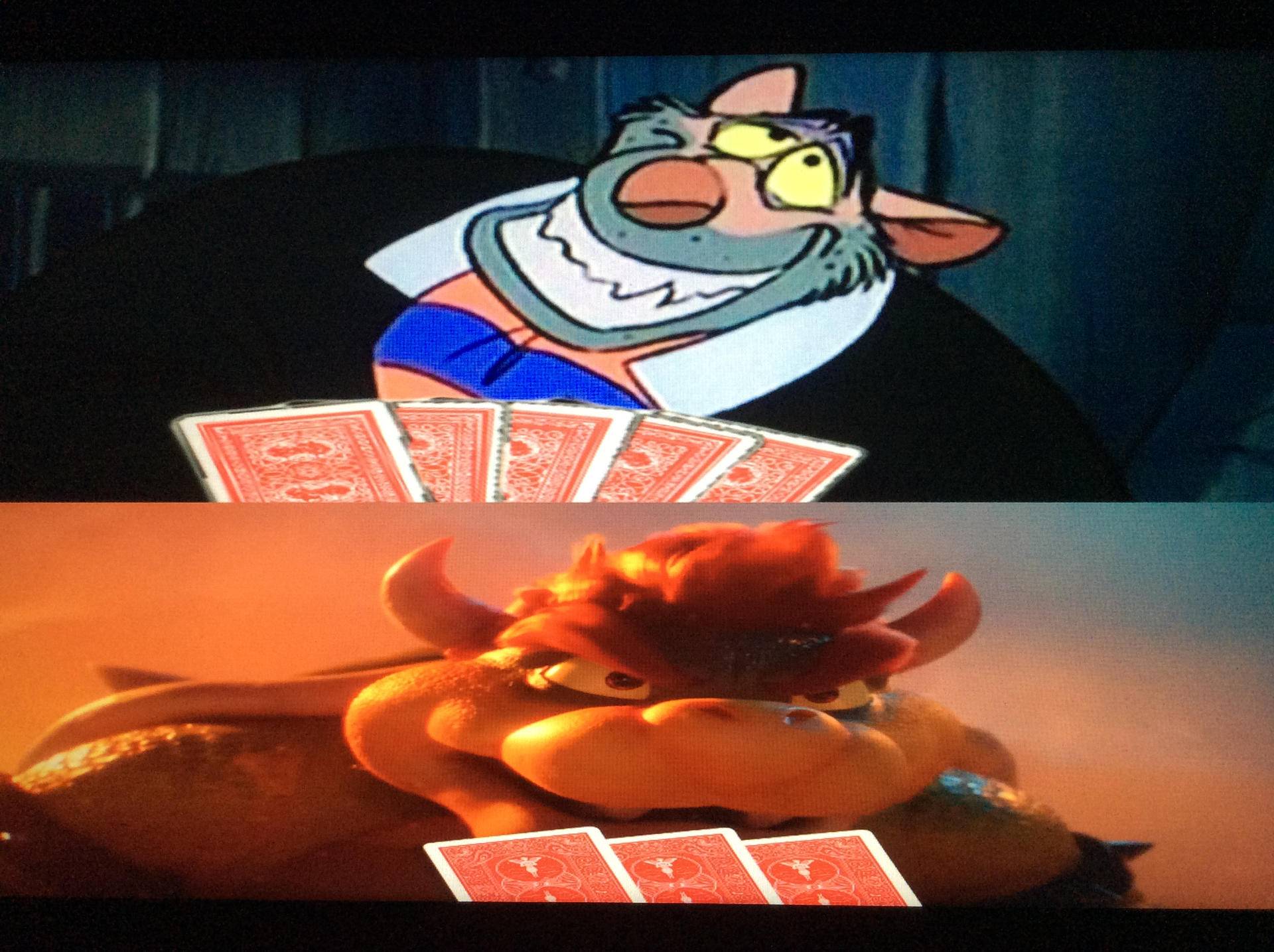 Bowser plays Poker with Ratigan by theartdragon27 on DeviantArt