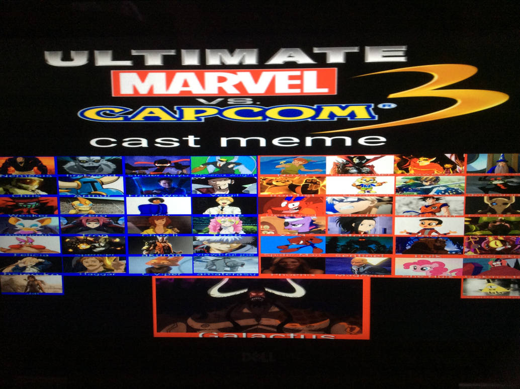 Ultimate Marvel vs Capcom 3 cast meme base by AgentPrime on DeviantArt
