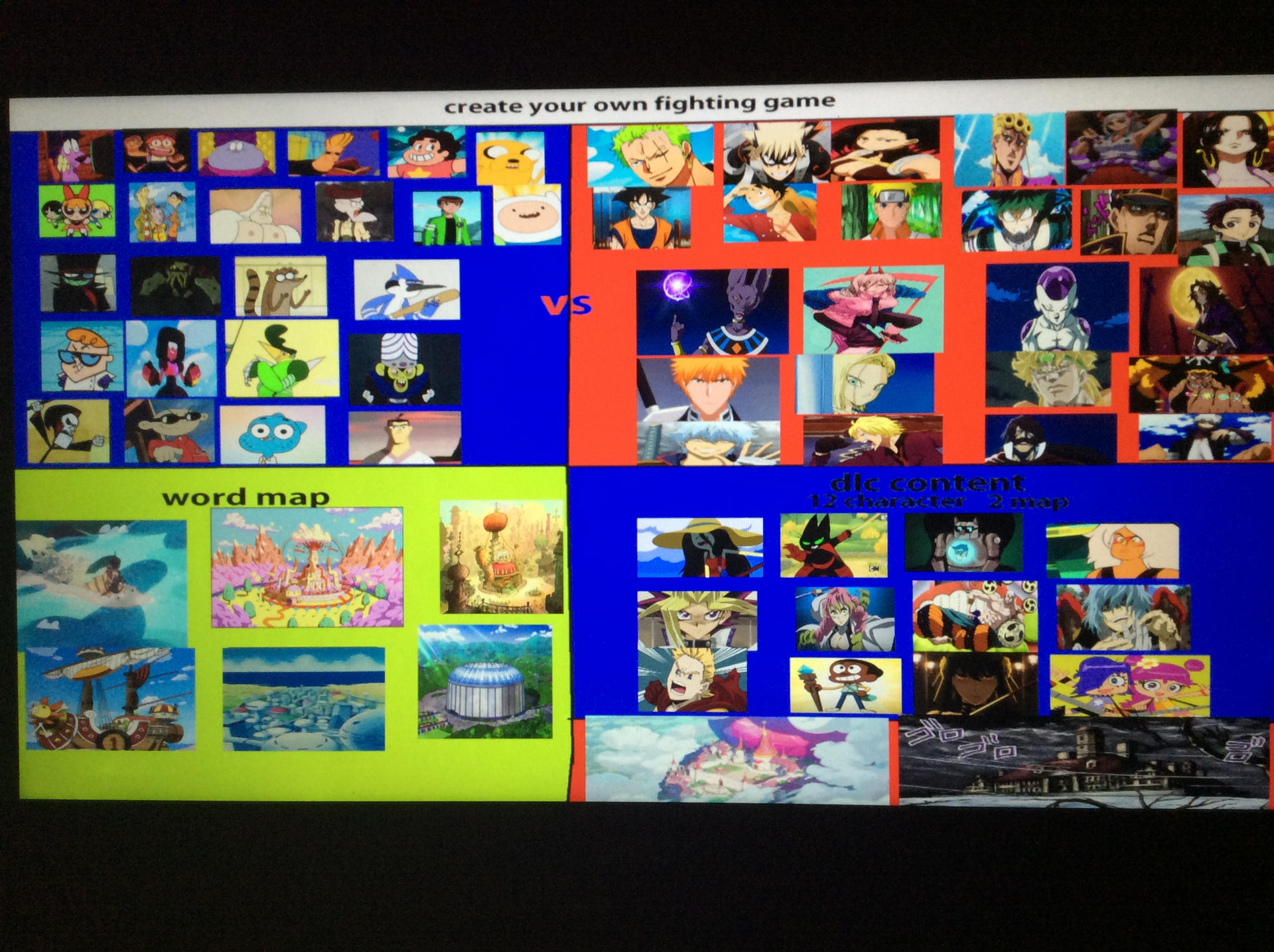 Cartoon network vs Shonen jump roster by theartdragon27 on DeviantArt