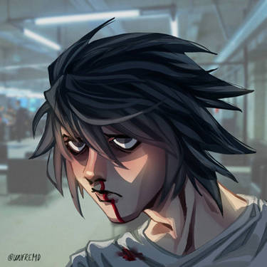 Death Note :L-Ryuzaki (FInish) by GnouMj117 on DeviantArt