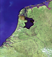 'Satellite image' of the Netherlands 100 A.D.