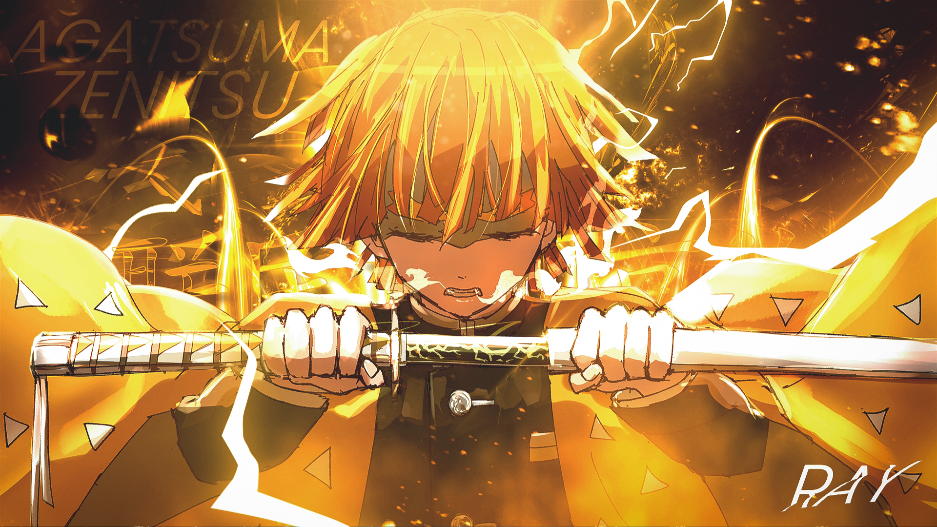 Zenitsu agatsuma wallpaper deals