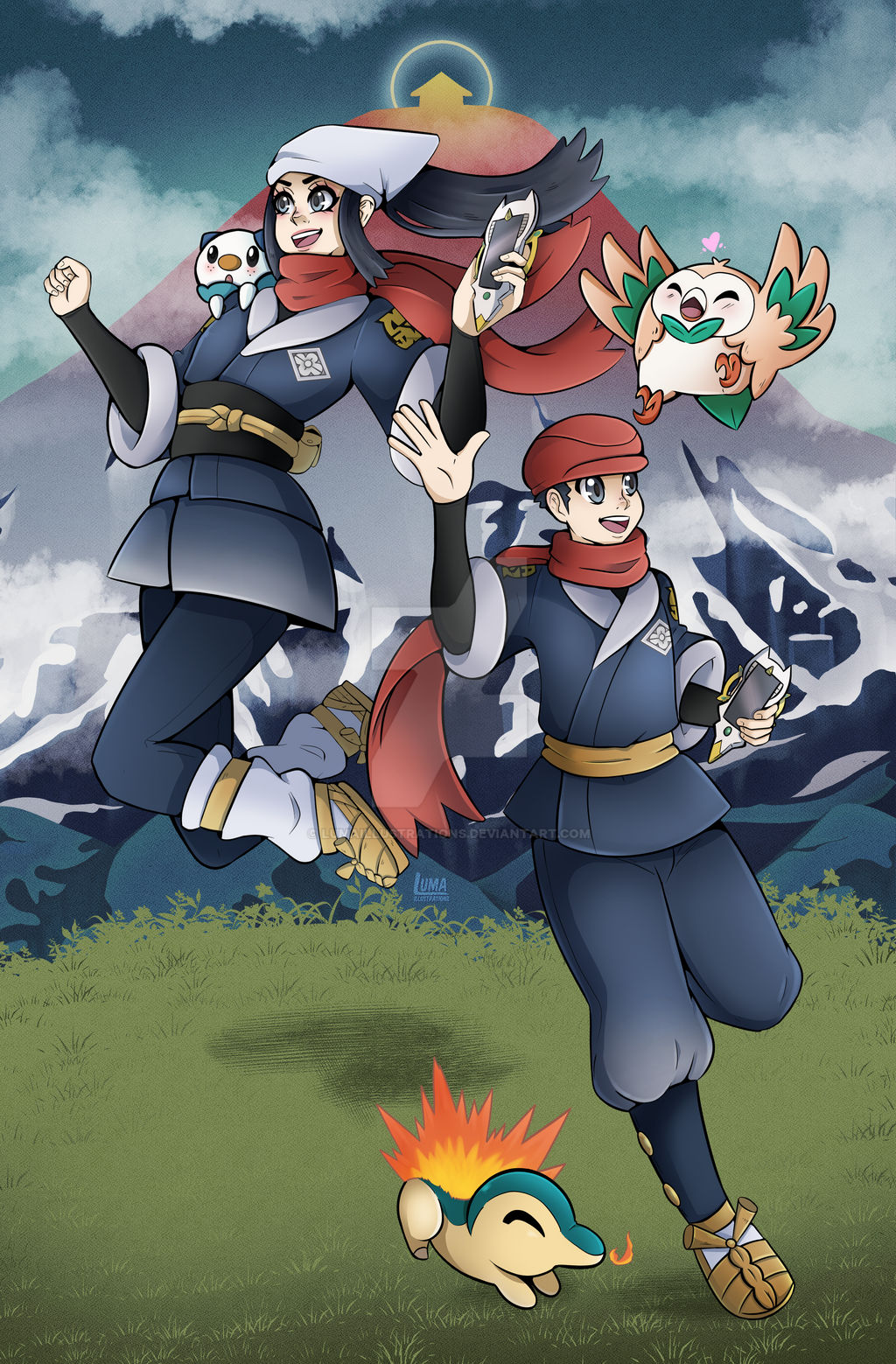 Pokemon Legends Ringo Pokemon Legends by LumaIllustrations on DeviantArt