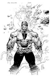 Silvestri Hulk cover inks