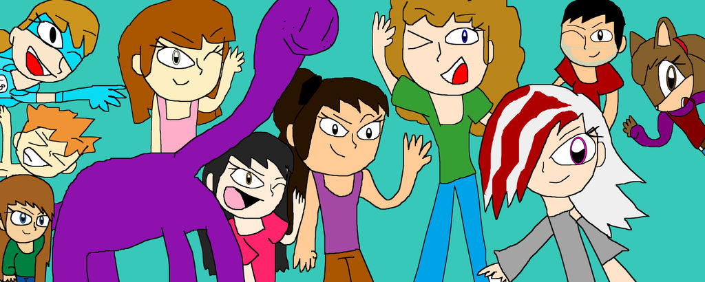 All my Deviant Friends by TheLadyArtist on DeviantArt