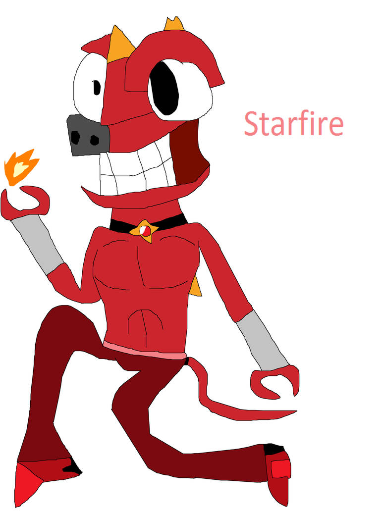 Mixels cubit out of colors Starfire by TheLadyArtist on DeviantArt