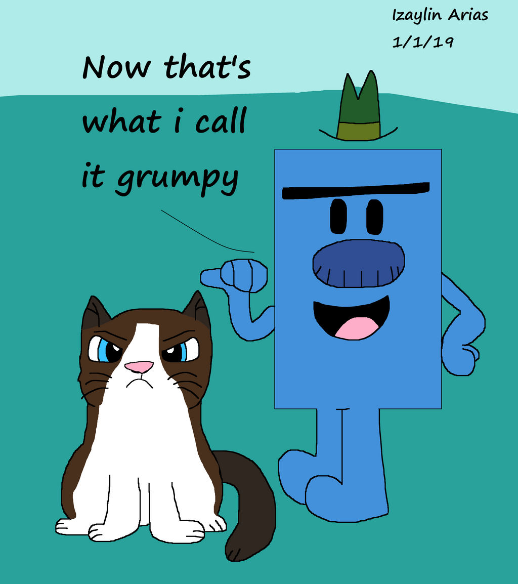 Mr. Grumpy and Grumpy Cat by TheLadyArtist on DeviantArt