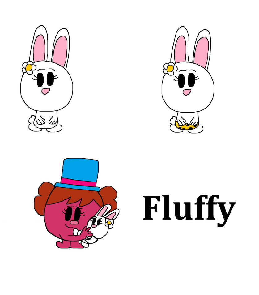 Fluffy the Bunny by TheLadyArtist on DeviantArt
