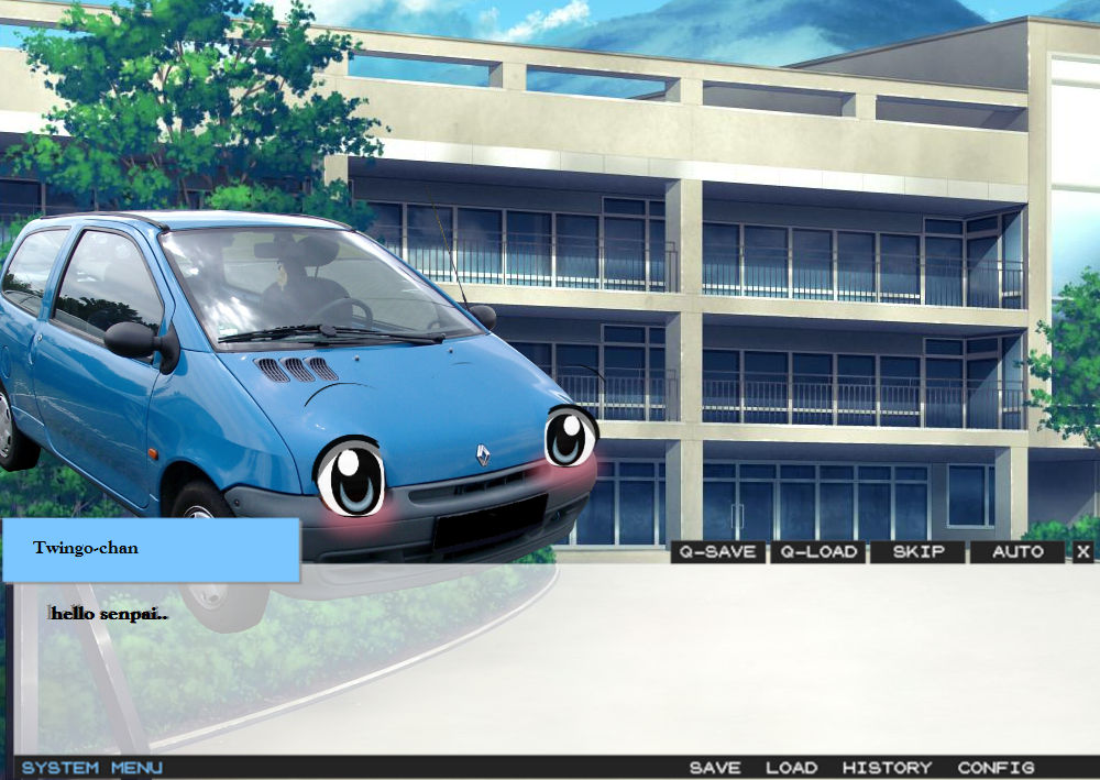 car dating sim by barkley56 on DeviantArt