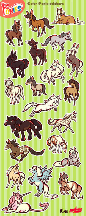 PONIES sticker