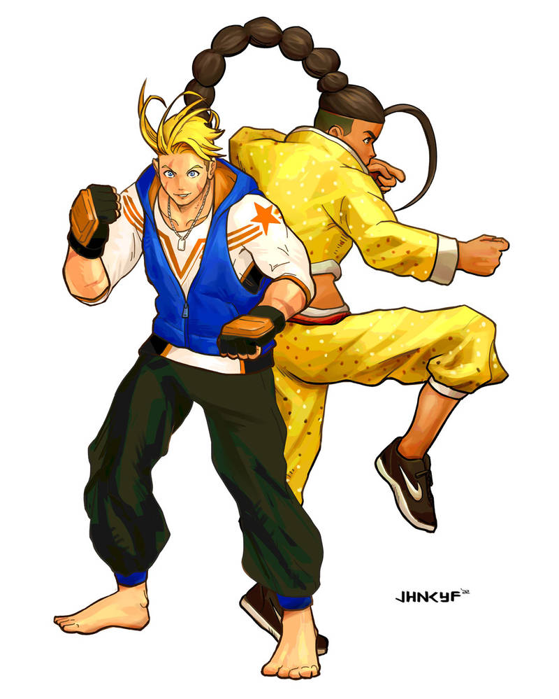 Luke and Jamie from Street Fighter 6 by jhndlcrz on DeviantArt