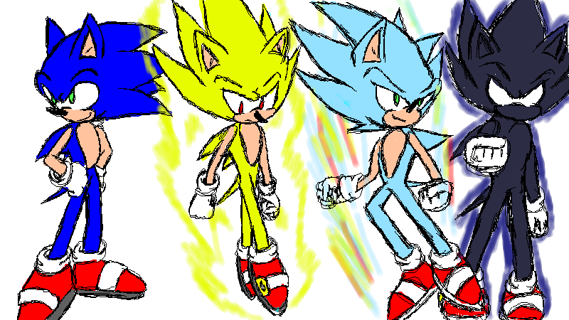 Hyper-Sonic ver.2 by IchiroZuri on DeviantArt