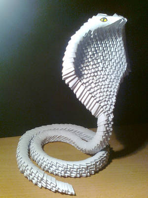 3D origami cobra by Michaelle111