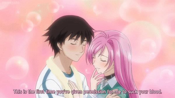 Rosario + Vampire ep.5 - Vampire Bite by NoOgm on DeviantArt