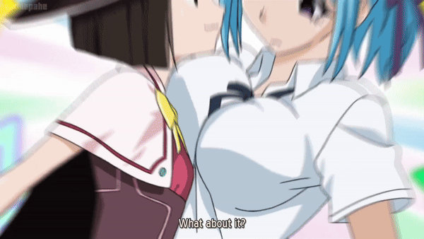 Rosario + Vampire ep.10 - Breast Press by NoOgm on DeviantArt