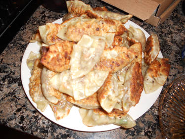 Winter Break Food photo: Gyoza 1