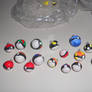 Pokeball earrings