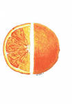 Split orange