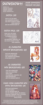 Cheap commissions for January queue (OPEN!)