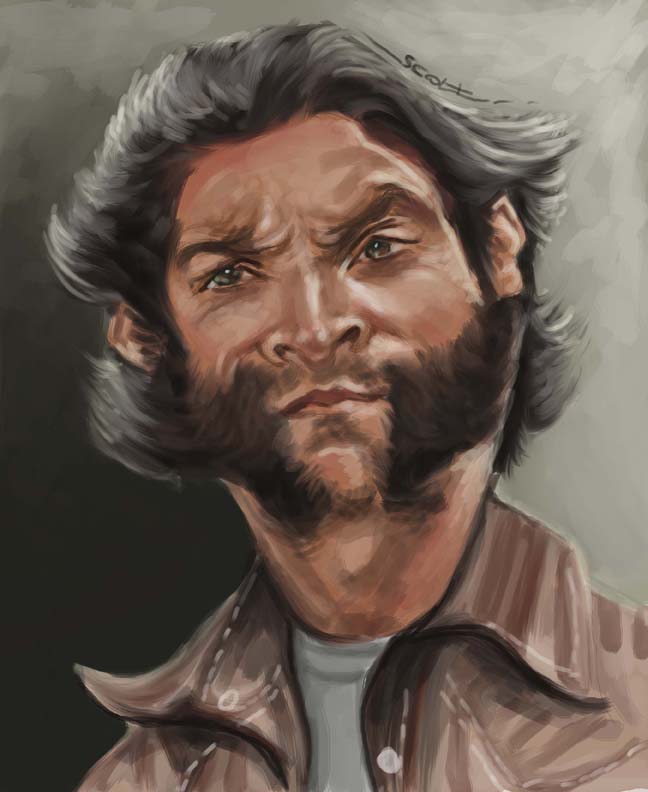 Wolverine Caricature