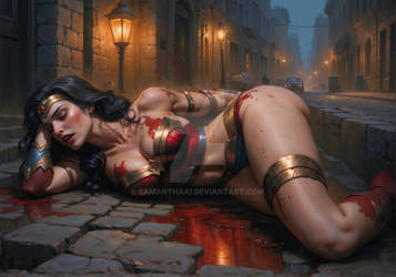 Wonder woman Defeated - EXCLUSIVE