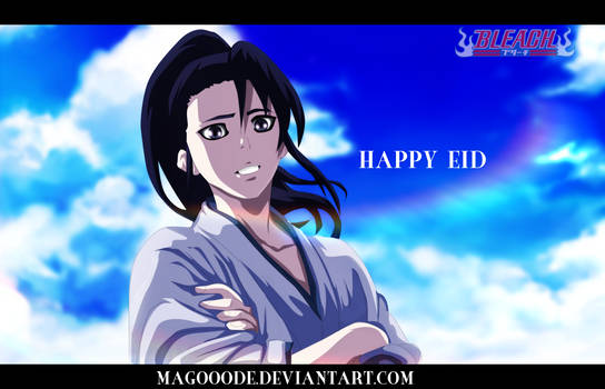 Byakuya smile and happy eid