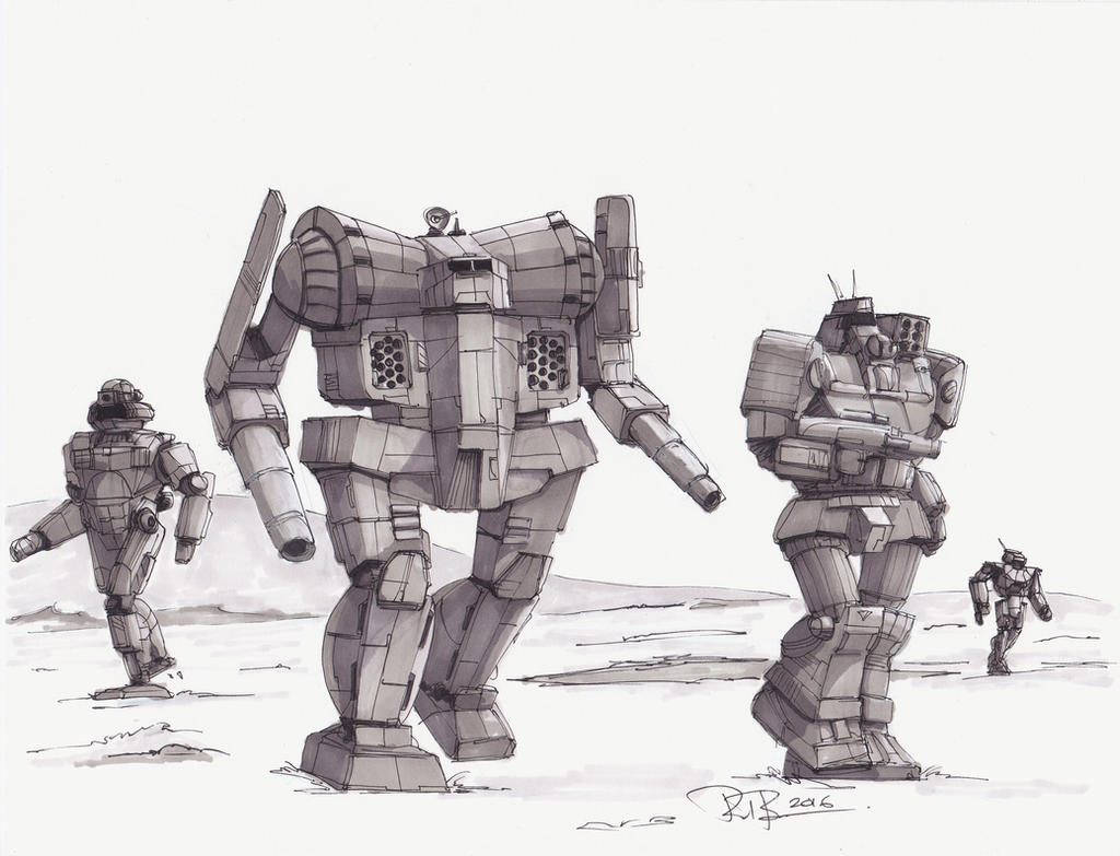 Battletech Razorback Art Battletech Fan Art - Awesome Leads the Way by koalabrownie on DeviantArt