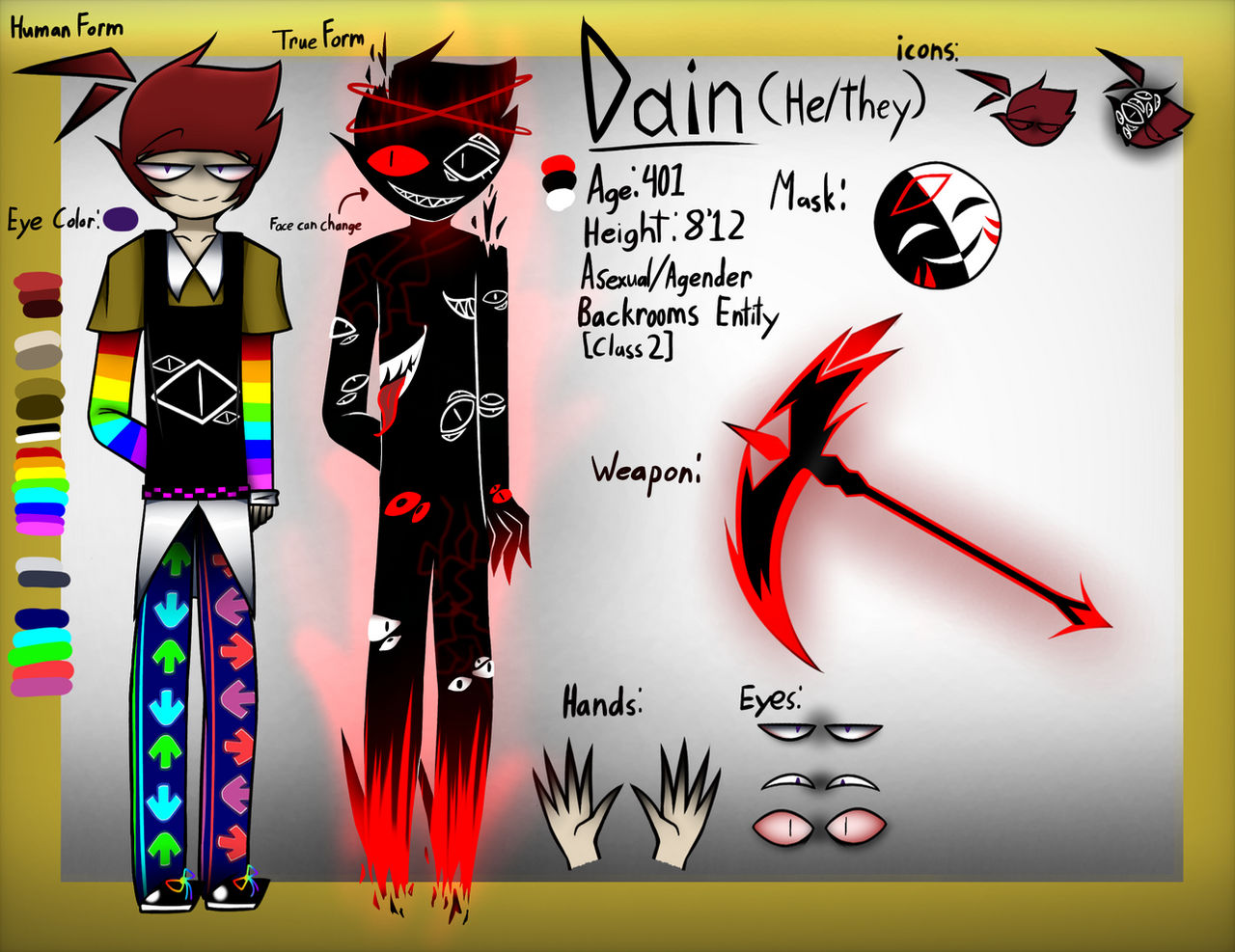 Dain Form Dain Ref sheet by Cutewolfzgamer on DeviantArt