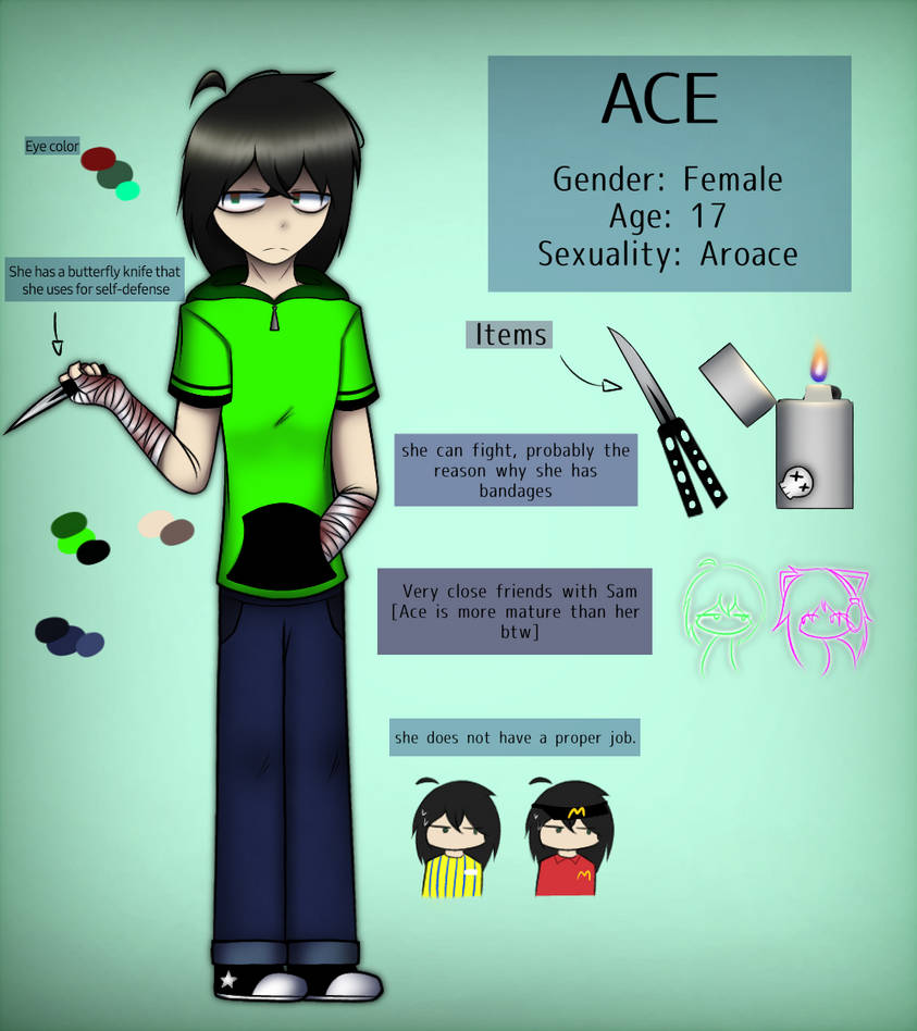 Ace ref sheet by Cutewolfzgamer on DeviantArt