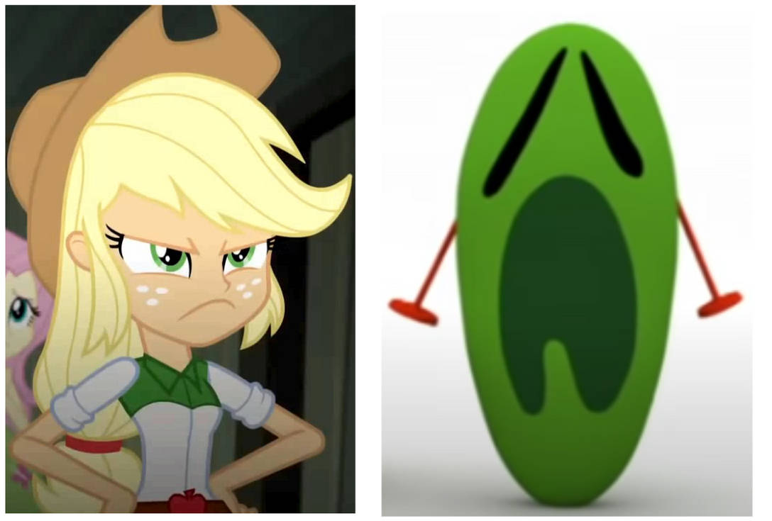 Applejack scolding Angry Alien by zmcdonald09 on DeviantArt