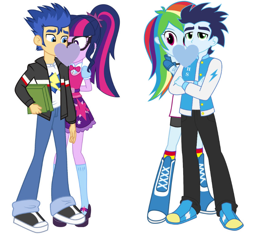 Flash Sentry Rainbow Rocks Sci Twi, Flash Sentry, Rainbow Dash and Soarin by zmcdonald09 on DeviantArt