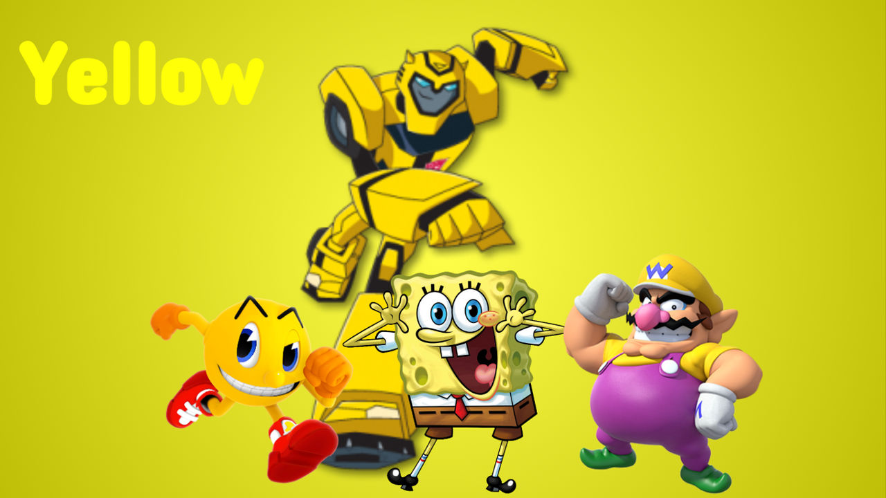 4 Yellow Characters by zmcdonald09 on DeviantArt