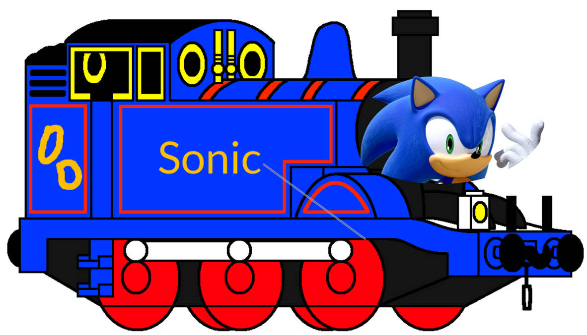 Sonic as Thomas and Friends character by zmcdonald09 on DeviantArt