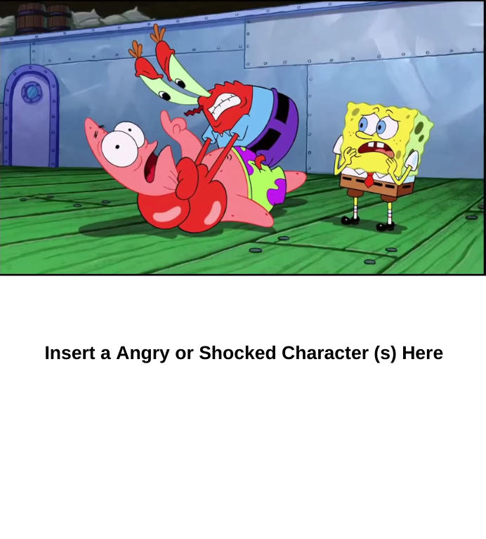 Who's Reacton To Mr. Krabs Choking Patrick? by zmcdonald09 on DeviantArt
