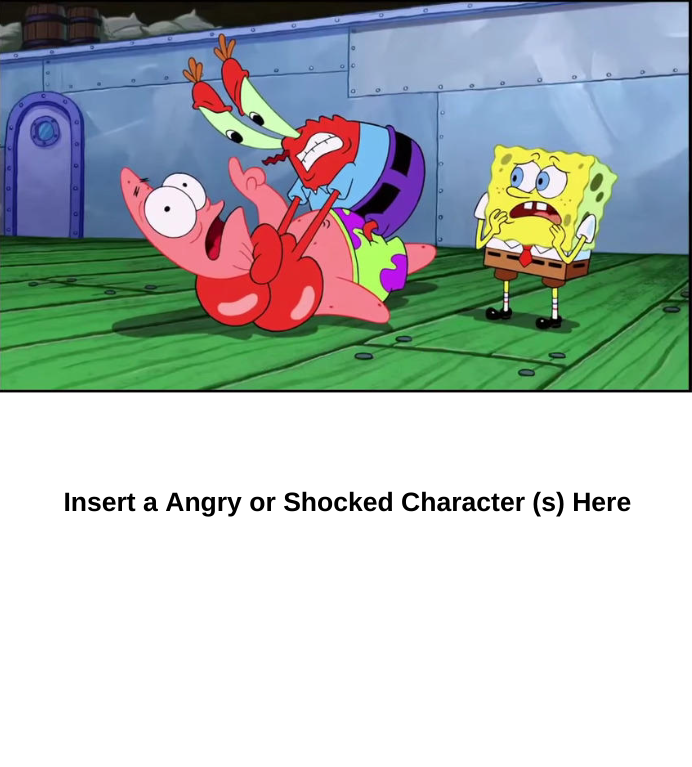 Who's Reacton To Mr. Krabs Choking Patrick? by zmcdonald09 on DeviantArt