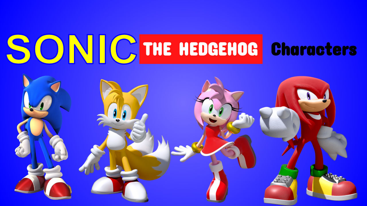 Sonic Characters Deviantart Sonic the Hedgehog Characters by zmcdonald09 on DeviantArt