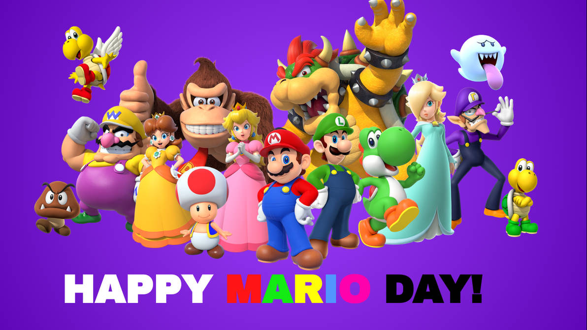 Happy Mario Day! by zmcdonald09 on DeviantArt