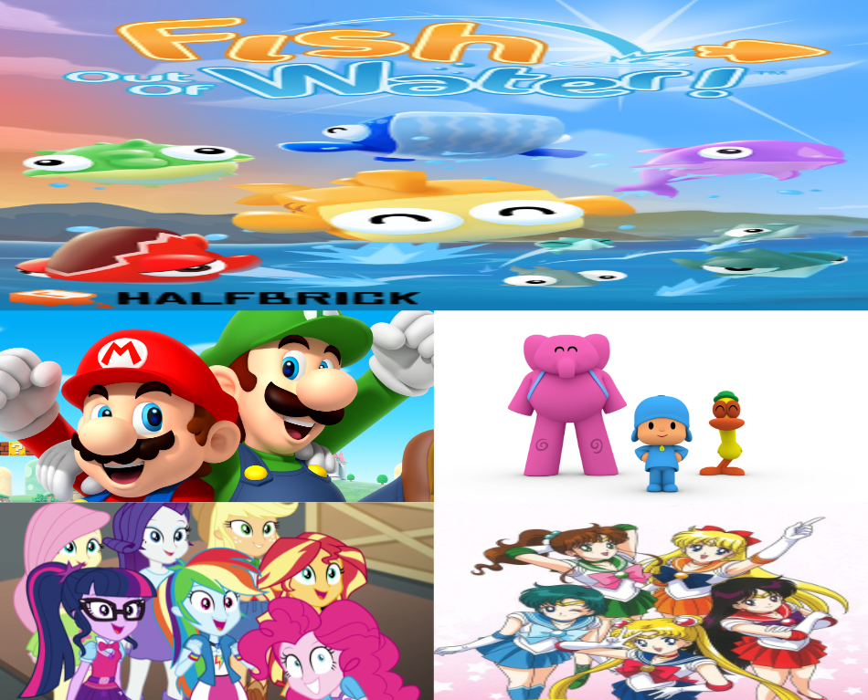 Mairo Fish Mario and his Friends loves Fish out of Water by zmcdonald09 on DeviantArt